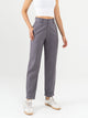 Ref: 069401 Pantalón slouchy, sin prenses, tono gris, tejido liviano, tiro alto