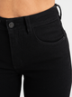 Ref: 064213 Pantalón bota ancha stretch, tiro alto, tono negro