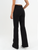 Ref: 064213 Pantalón bota ancha stretch, tiro alto, tono negro