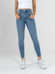 Ref: 064321 Jean Skinny stretch, tiro alto, tono azul claro