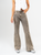 Ref: 065558 Jean flare stretch, bota ancha, tiro alto, tono café