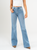 Ref: 065654 Jean flare stretch, bota ancha, tiro medio, tono azul medio claro