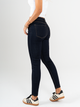 Ref: 065671 Jean Skinny stretch, tiro alto, tono azul oscuro