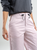 Ref: 067770 Pantalón cargo, parachute, tejido plano, rígido, tiro alto, tono rosa, bolsillos internos