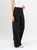 Ref: 069606 Pantalón palazzo, stretch, tejido plano liviano, detalle en pretina, tono gris oscuro