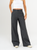 Ref: 069643 Pantalón palazzo, sin prenses, tono gris, tejido plano liviano, tiro alto