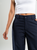 Ref: 069644 Pantalón palazzo, sin prenses, tono azul oscuro, tejido plano liviano, tiro alto