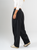 Ref: 069650 Pantalón barrel, pretina con elástico, tiro alto, tejido plano liviano, tono gris
