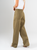 Ref: 069661 Pantalón cargo, straight leg, con cortes, pretina con resorte, tejido plano liviano, tiro alto, tono verde