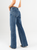 Ref: 065491 Jean palazzo, stretch, tiro alto, azul medio oscuro