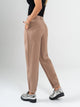 Ref: 069709 Pantalón slouchy, prenses, tejido liviano, tiro alto, tono cafe