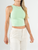 Ref: 14048 Top elastico, manga sisa, cuello redondo