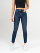 Ref: 065313 Jean Skinny stretch, tiro alto, tono azul medio oscuro