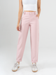 Ref: 069458 Pantalón slouchy, sin prenses, tono rosa, tejido liviano, tiro alto