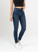 Ref: 065313 Jean Skinny stretch, tiro alto, tono azul medio oscuro