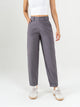 Ref: 069401 Pantalón slouchy, sin prenses, tono gris, tejido liviano, tiro alto