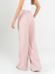 Ref: 069468 Pantalón mom flare, sin prense, tono rosa, tejido plano liviano, tiro alto