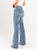 Ref: 065492 Jean palazzo, stretch, tiro alto, tono azul medio