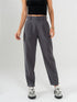 Ref: 069710 Pantalón slouchy, prenses, tejido liviano, tiro alto, tono gris