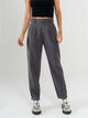 Ref: 069710 Pantalón slouchy, prenses, tejido liviano, tiro alto, tono gris