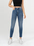 Ref: 065020 Jean skinny stretch, tiro alto, tono azul medio