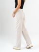 Ref: 069586 Pantalón barrel, rígido, cropped, tiro medio, diseño cinco bolsillos, tono arena