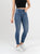 Ref: 065020 Jean skinny stretch, tiro alto, tono azul medio