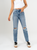 Ref: 065684 Jean Mom fit, rígido, tiro alto, tono azul medio