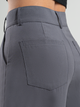 Ref: 067864 Short con prenses, tono gris, tejido liviano, tiro alto, bolsillo diagonal