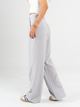 Ref: 069242 Pantalón straight leg, prense, tono gris claro, detalle en pretina