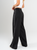 Ref: 069674 Pantalón mom flare, sin prense, tejido plano liviano, tiro alto, vivo en costado, tono negro